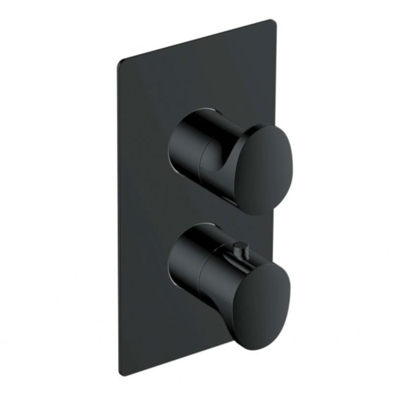 RAK Ceramics RAK Single Outlet 2 Handle Thermostatic Concealed Shower Valve (1 size, 4 colours) - Brand New Bathrooms