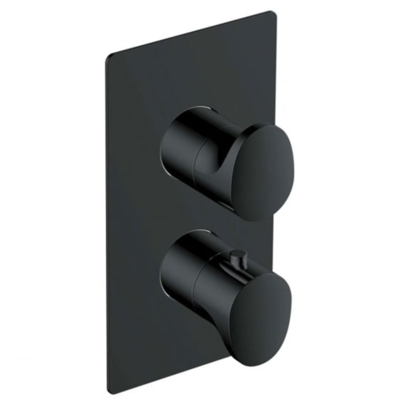 RAK Ceramics RAK Dual Outlet; 2 Handle Thermostatic Concealed Shower Valve (1 size, 4 colours) - Brand New Bathrooms