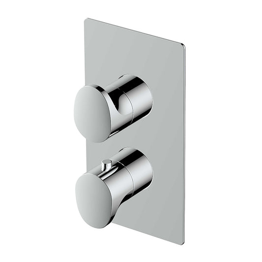 RAK Ceramics RAK Dual Outlet; 2 Handle Thermostatic Concealed Shower Valve (1 size, 4 colours) - Brand New Bathrooms