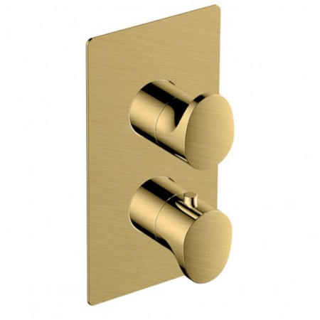 RAK Ceramics RAK Dual Outlet; 2 Handle Thermostatic Concealed Shower Valve (1 size, 4 colours) - Brand New Bathrooms