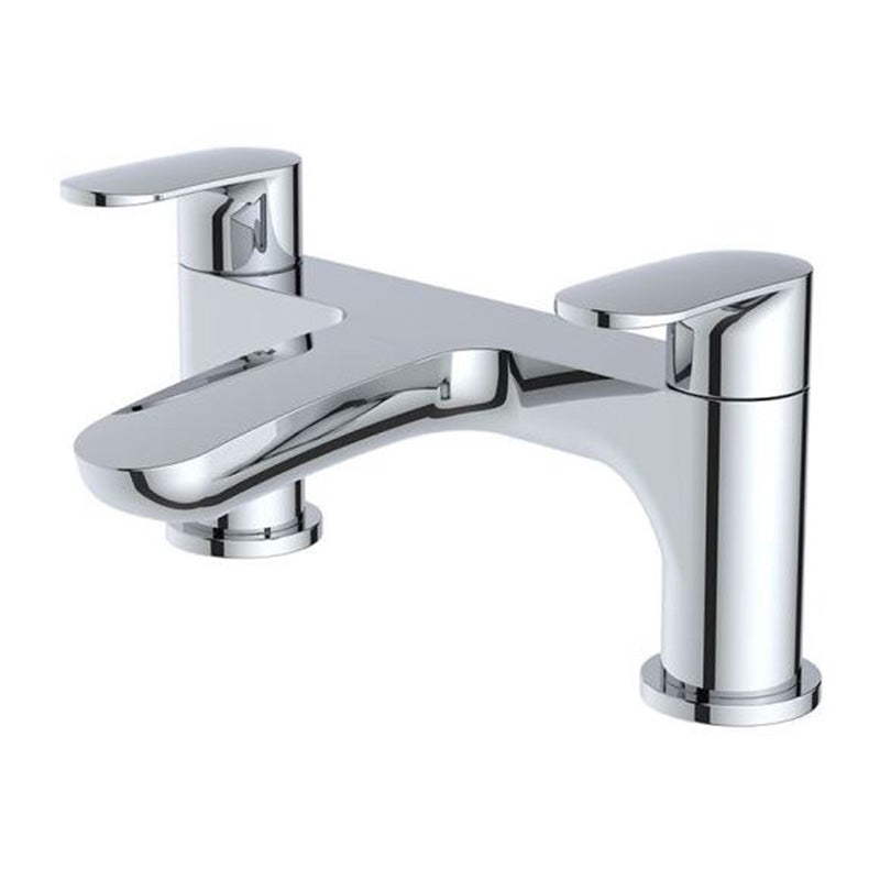 RAK Ceramics Mercury Deck Mounted Bath Filler (1 size, Chrome) - Brand New Bathrooms