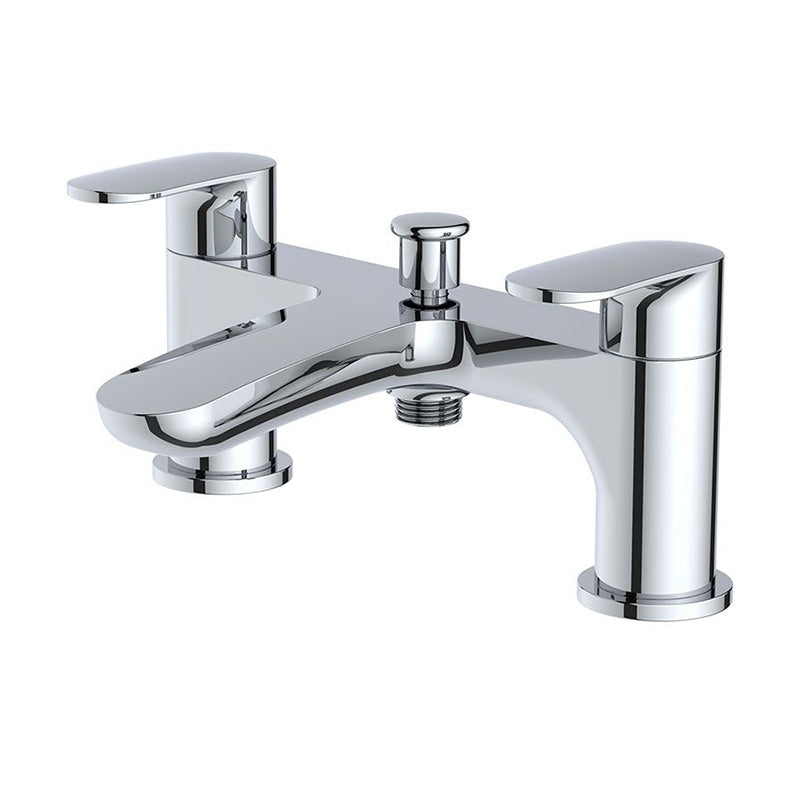 RAK Ceramics Mercury Deck Mounted Bath Shower Mixer (1 size, Chrome) - Brand New Bathrooms