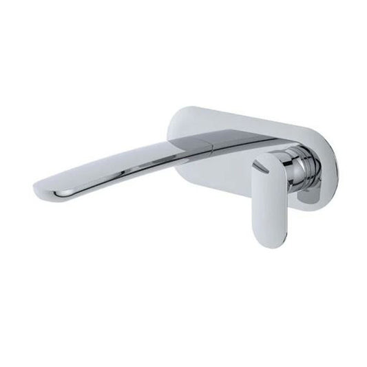 RAK Ceramics Mercury Wall Mounted Single Lever Basin Mixer (1 size, Chrome) - Brand New Bathrooms