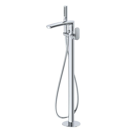 RAK Ceramics Mercury Floor Standing Bath Shower Mixer (1 size, Chrome) - Brand New Bathrooms