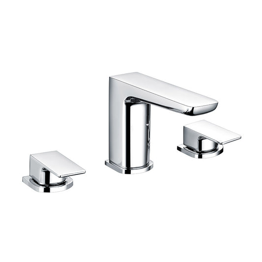 RAK Ceramics Moon 3 Tap Hole Deck Mounted Bath Filler (1 size, 2 colours) - Brand New Bathrooms