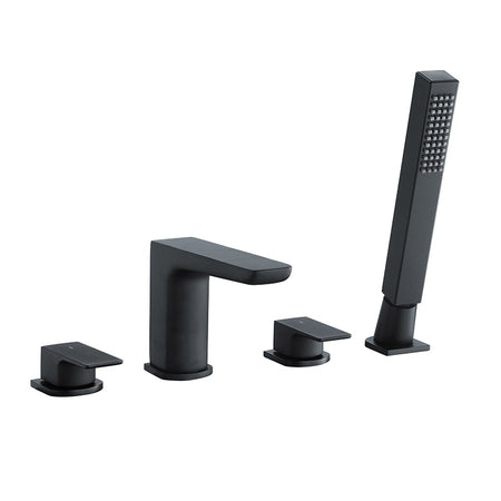 RAK Ceramics Moon Deck Mounted Bath Shower Mixer (1 size, 2 styles, 2 colours) - Brand New Bathrooms