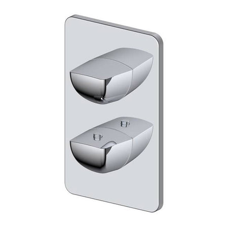 RAK Ceramics Moon Single Outlet Concealed Shower Valve (2 sizes, 3 styles, Chrome) - Brand New Bathrooms
