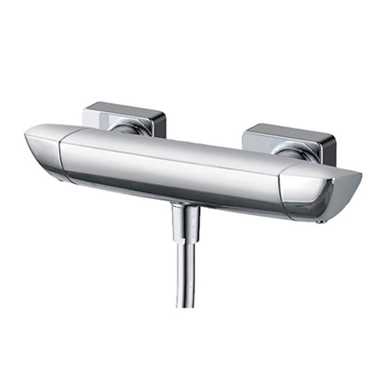 RAK Ceramics Moon Thermostatic Bar Valve (1 size, Chrome) - Brand New Bathrooms