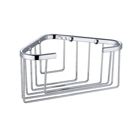 RAK Ceramics Single Deep Corner Basket (1 size, Chrome) - Brand New Bathrooms