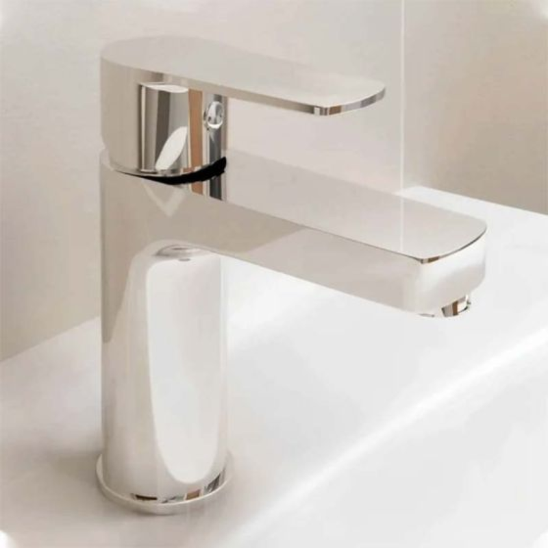 RAK Ceramics Origin Mono Basin Mixer Tap (No Waste) (1 size, Chrome) - Brand New Bathrooms