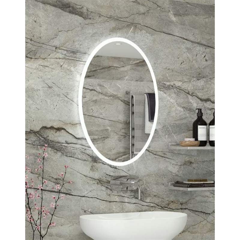 RAK Ceramics Ovale LED Illuminated Portrait Mirror (2 sizes, Mirror) - Brand New Bathrooms