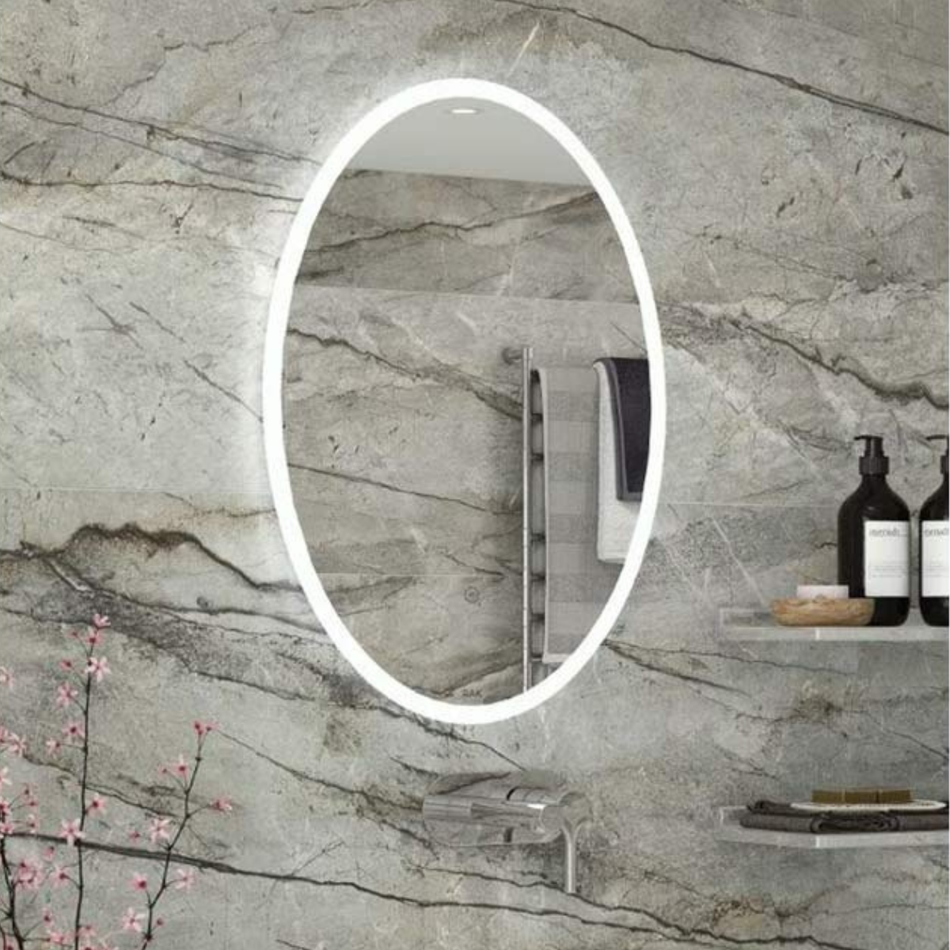 RAK Ceramics Ovale LED Illuminated Portrait Mirror (2 sizes)