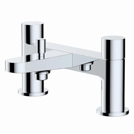 RAK Ceramics Petit Round Deck Bath Shower Mixer (1 size, Chrome) - Brand New Bathrooms