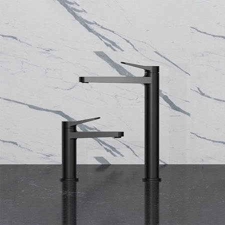 RAK Ceramics Petit Round Mid Height Basin Mixer Tap (1 size, 3 colours) - Brand New Bathrooms