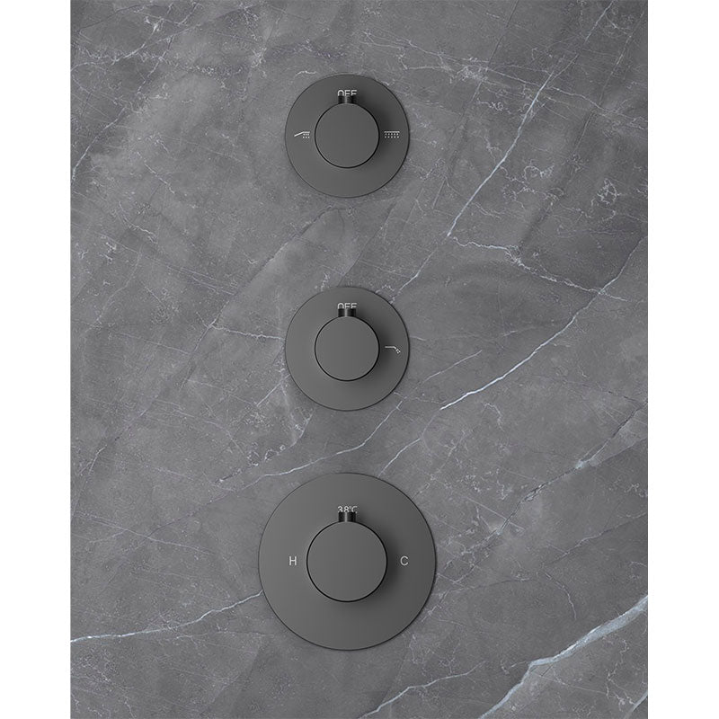 RAK Ceramics Petit Round Concealed Diverter Single Outlet (1 size, 4 colours) - Brand New Bathrooms