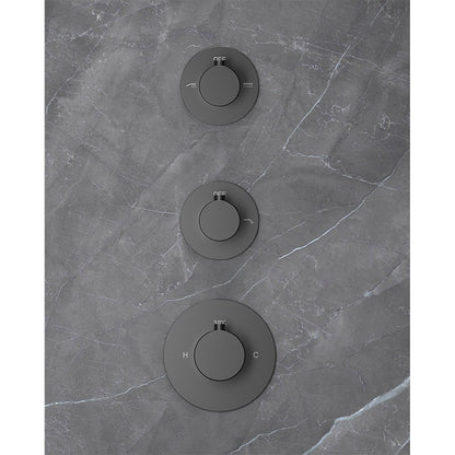 RAK Ceramics Petit Round Concealed Diverter Single Outlet (1 size, 4 colours) - Brand New Bathrooms