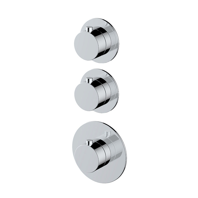 RAK Ceramics Petit Round Concealed Diverter Single Outlet (1 size, 4 colours) - Brand New Bathrooms