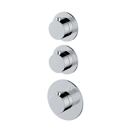 RAK Ceramics Petit Round Concealed Diverter Single Outlet (1 size, 4 colours) - Brand New Bathrooms