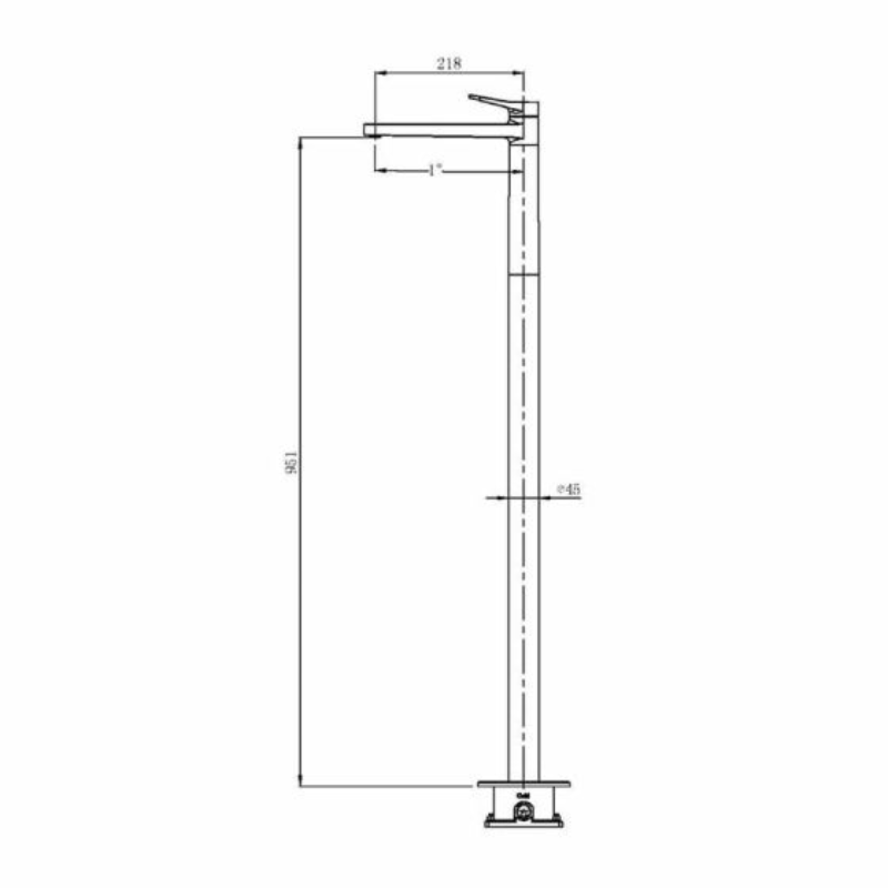 RAK Ceramics Petit Round Floor Standing Wash Basin Mixer Tap (1 size, 2 colours) - Brand New Bathrooms