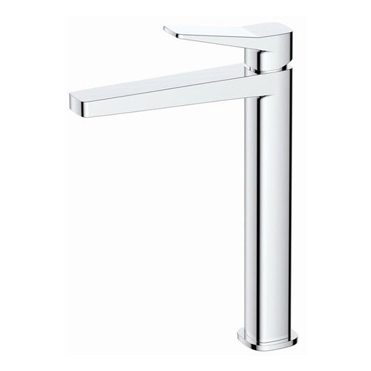 RAK Ceramics Petit Square Tall Basin Mixer Tap (1 size, Chrome) - Brand New Bathrooms