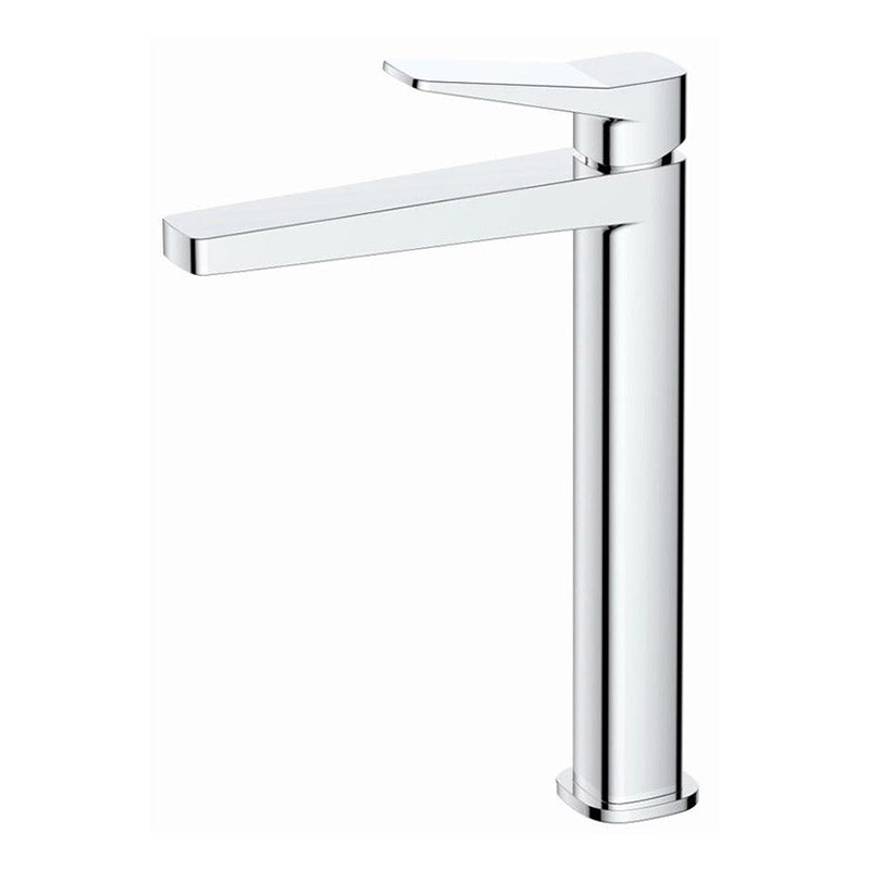 RAK Ceramics Petit Square Tall Basin Mixer Tap (1 size, Chrome)