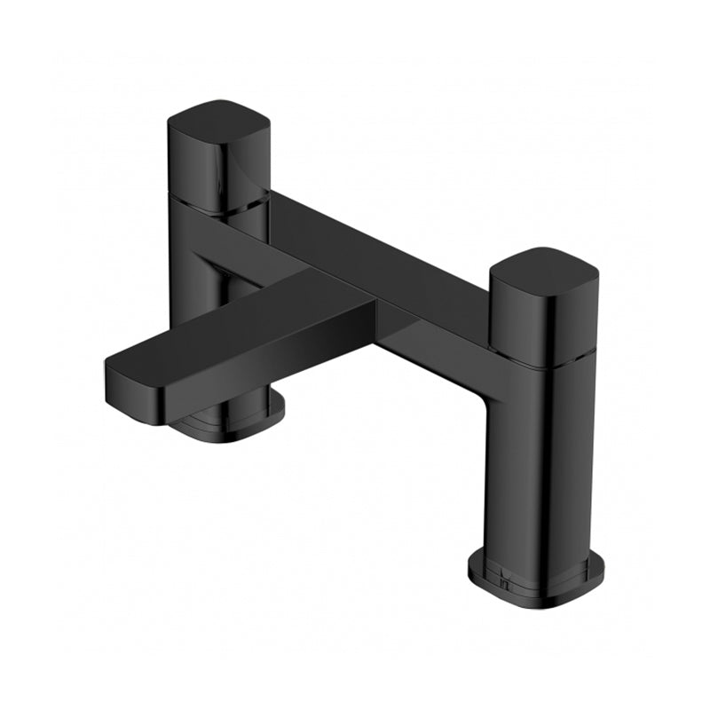 RAK Ceramics Petit Square Deck Bath Filler (Matt Black) - Brand New Bathrooms