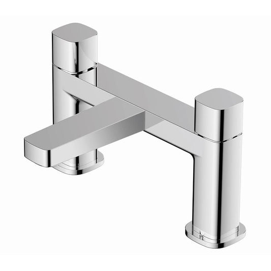 RAK Ceramics Petit Square Deck Bath Filler (1 size, Chrome) - Brand New Bathrooms