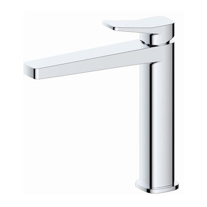 RAK Ceramics Petit Square Mid Height Basin Mixer (1 size, Chrome) - Brand New Bathrooms