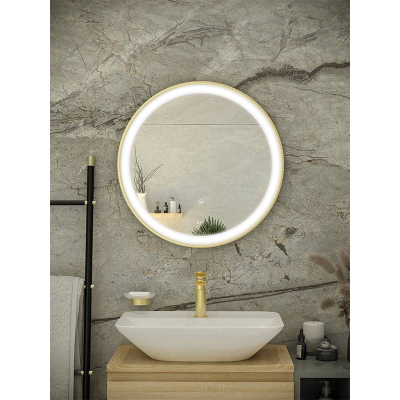 RAK Ceramics Picture Round LED Illuminated Mirror (2 sizes, 4 colours) - Brand New Bathrooms