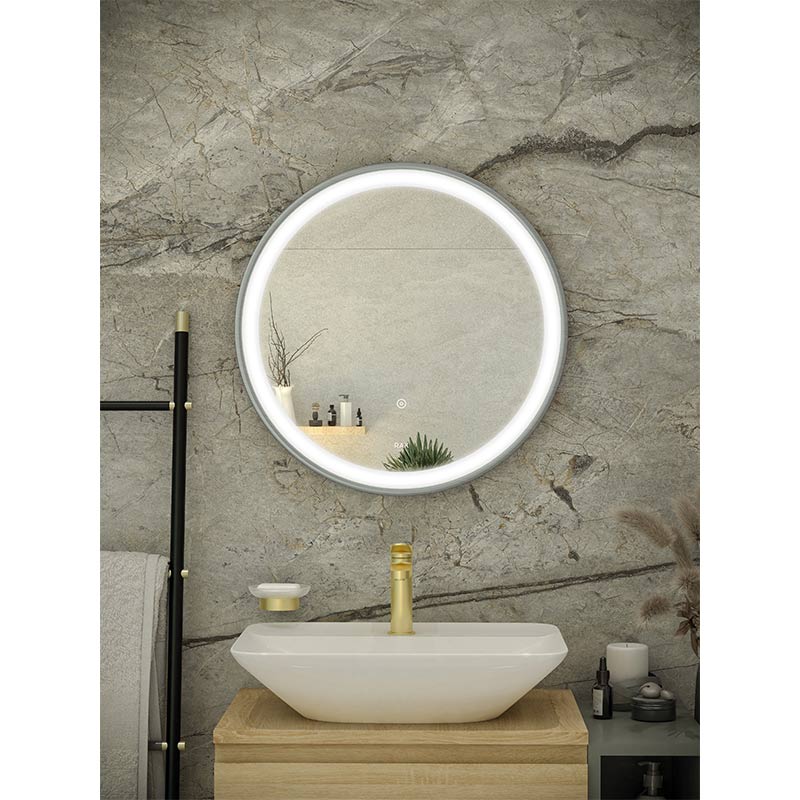 RAK Ceramics Picture Round LED Illuminated Mirror (2 sizes, 4 colours) - Brand New Bathrooms