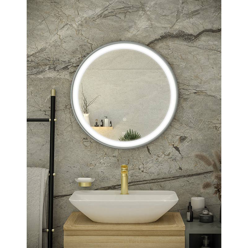 RAK Ceramics Picture Round LED Illuminated Mirror (2 sizes, 4 colours) - Brand New Bathrooms