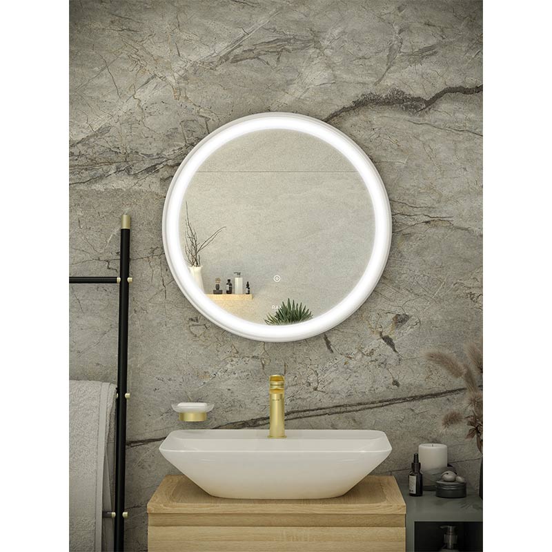 RAK Ceramics Picture Round LED Illuminated Mirror (2 sizes, 4 colours) - Brand New Bathrooms