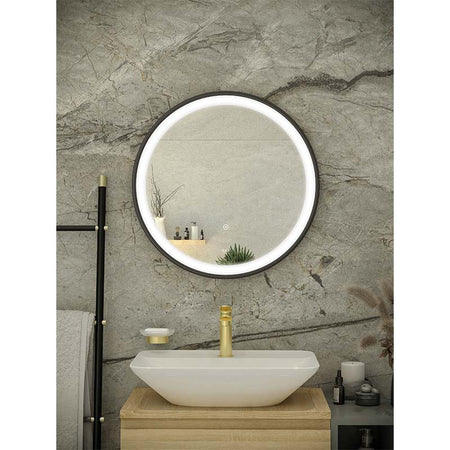 RAK Ceramics Picture Round LED Illuminated Mirror (2 sizes, 4 colours) - Brand New Bathrooms