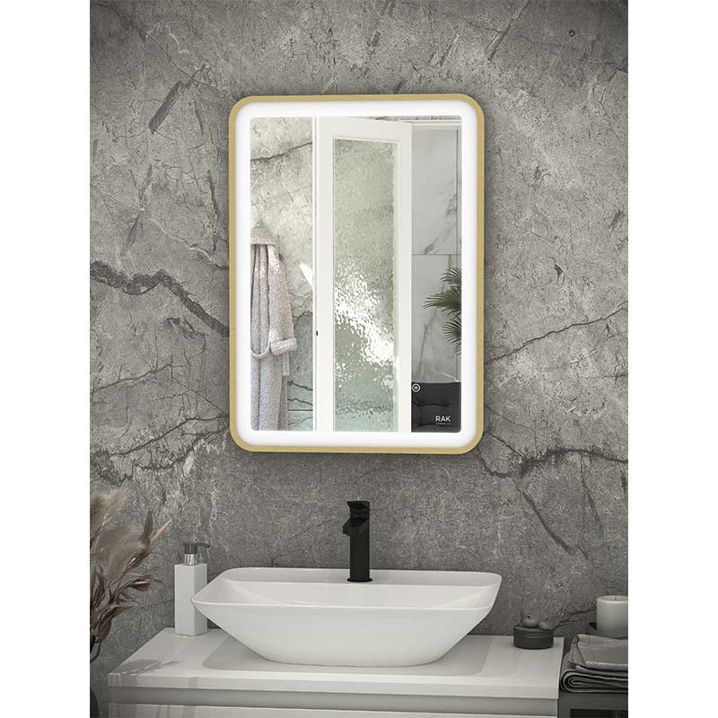 RAK Ceramics Picture Soft Silver LED Mirror (4 sizes, 4 colours) - Brand New Bathrooms
