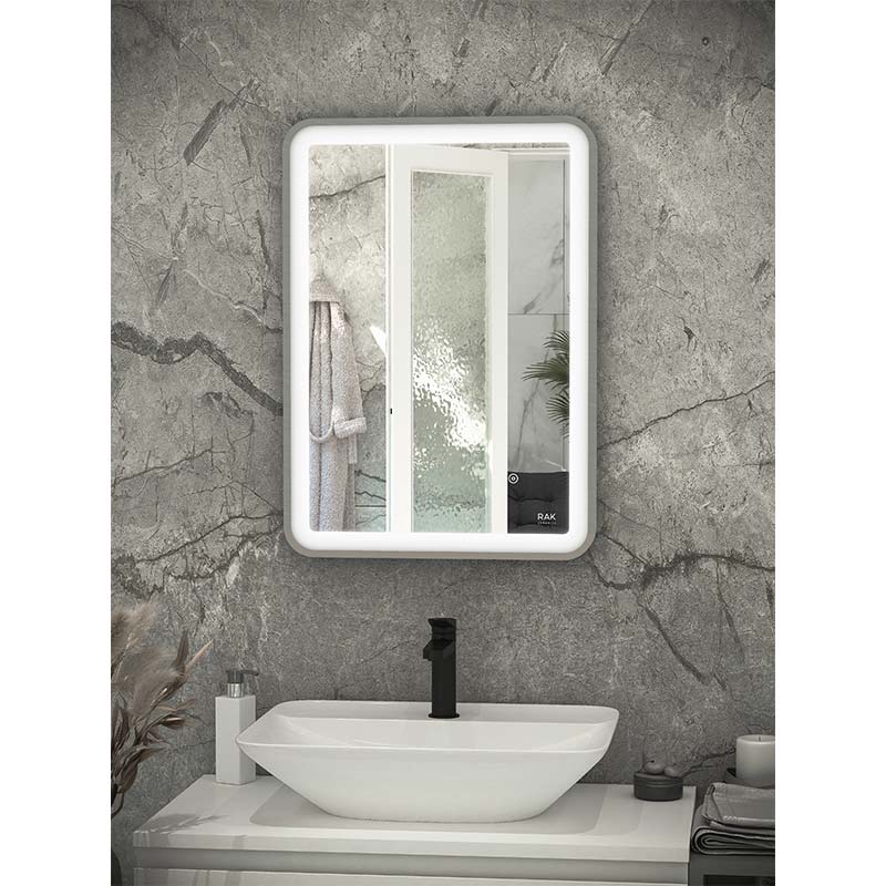 RAK Ceramics Picture Soft Silver LED Mirror (4 sizes, 4 colours) - Brand New Bathrooms