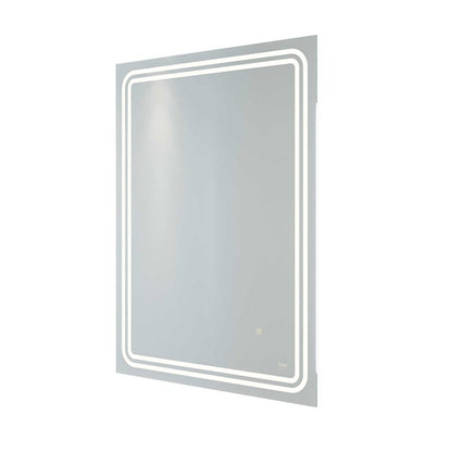 RAK Ceramics Pluto LED Illuminated Portrait Mirror w/demister;shavers socket and touch sensor switch (1 size, Mirror) - Brand New Bathrooms