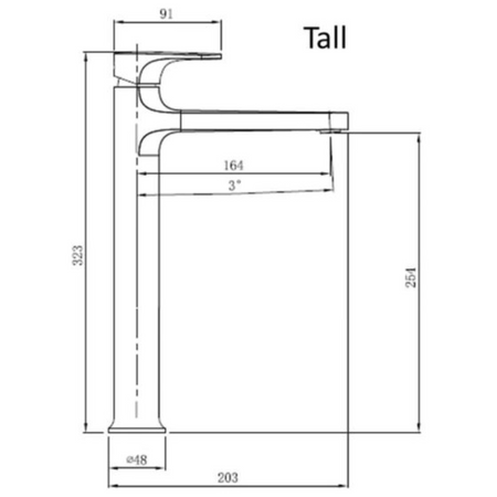 RAK Ceramics Portofino Tall Basin Mixer (1 size, 4 colours) - Brand New Bathrooms