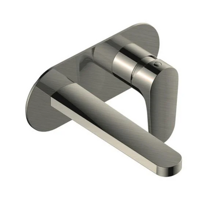 RAK Ceramics Portofino Wall Mounted Basin Mixer with Back Plate (1 size, 4 colours) - Brand New Bathrooms