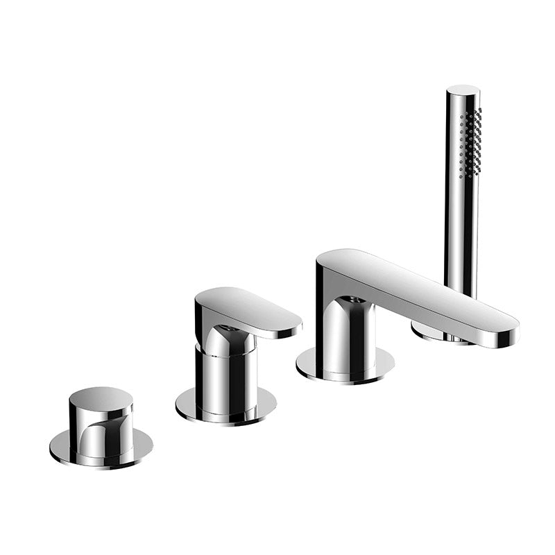 RAK Ceramics 4 Tap Hole Deck Mounted Bath Shower Mixer (1 size, 4 colours) - Brand New Bathrooms