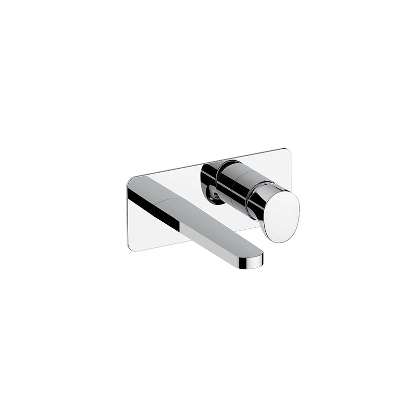 RAK Ceramics Positano Wall Mounted Basin Mixer with Back Plate (1 size, 4 colours) - Brand New Bathrooms
