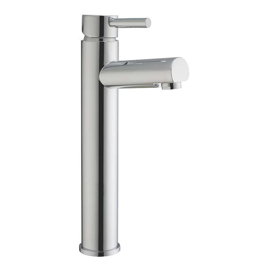 RAK Ceramics Prima Tall Mono Basin Mixer (No Waste) (1 size, Chrome) - Brand New Bathrooms