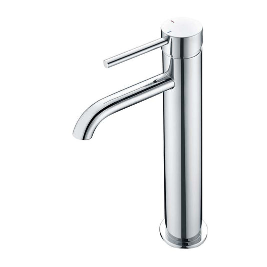 RAK Ceramics Prima Tech Tall Mono Basin Mixer (1 size, Chrome) - Brand New Bathrooms