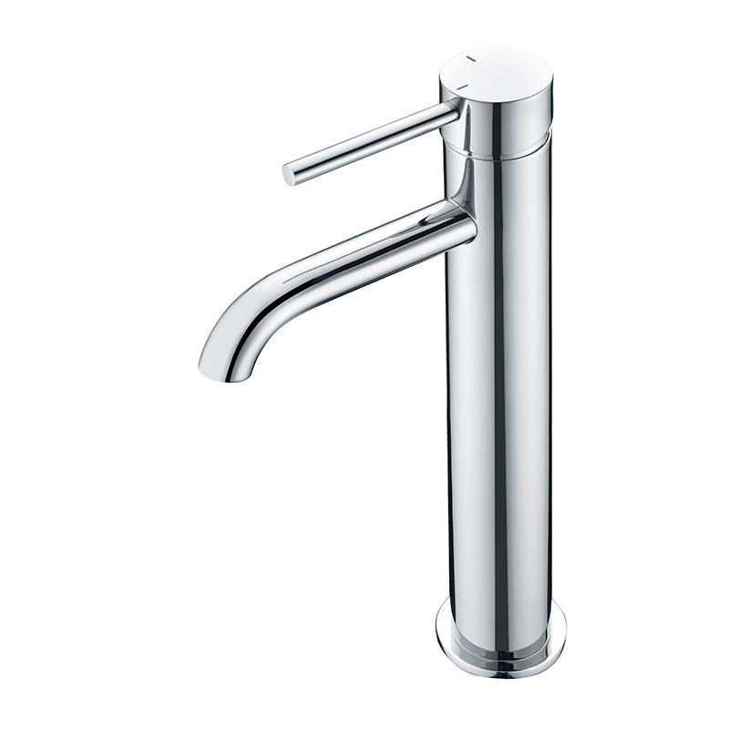 RAK Ceramics Prima Tech Tall Mono Basin Mixer (1 size, Chrome) - Brand New Bathrooms