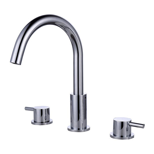 RAK Ceramics Prima Tech 3 Tap Hole Deck Mounted Bath Filler (1 size, chrome) - Brand New Bathrooms