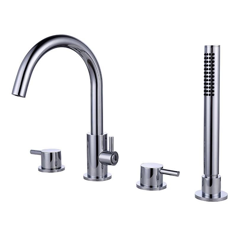 RAK Ceramics Prima Tech 4 Tap Hole Deck (1 size, Chrome) - Brand New Bathrooms