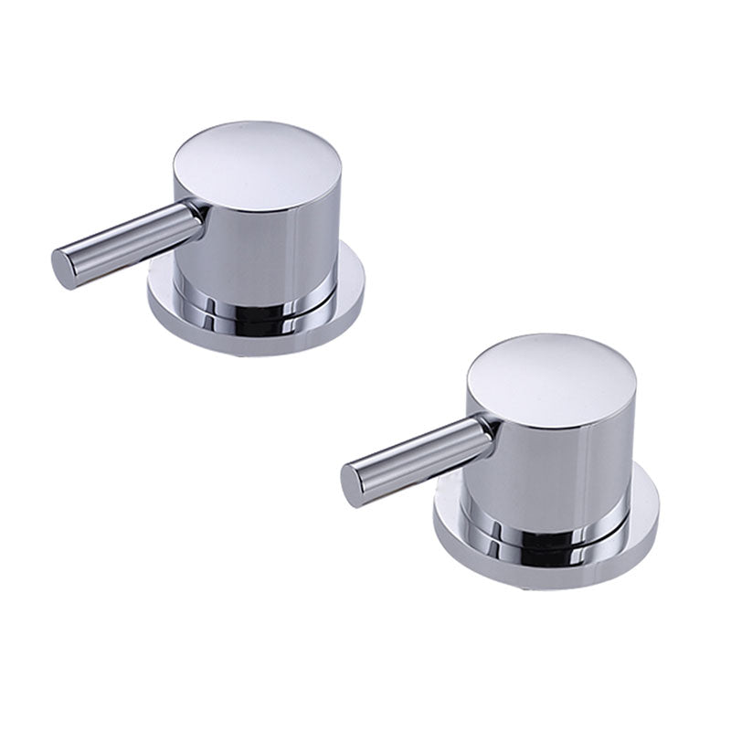 RAK Ceramics Prima Tech Deck Mounted Valve (Pair) (1 size, chrome) - Brand New Bathrooms