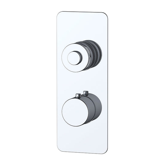 RAK Ceramics Prima Tech Single Outlet Concealed Thermostatic Shower (1 size, Chrome) - Brand New Bathrooms