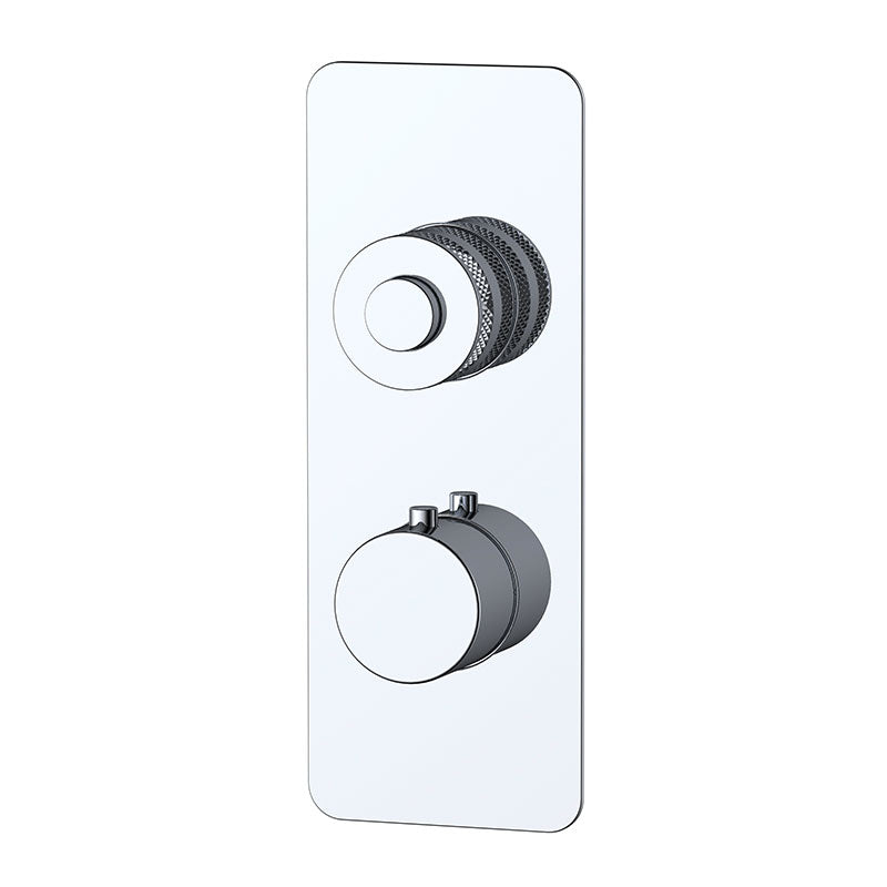 RAK Ceramics Prima Tech Single Outlet Concealed Thermostatic Shower (1 size, Chrome) - Brand New Bathrooms
