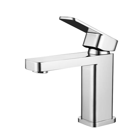 RAK Ceramics Compact Eco Square Mono Basin Mixer (1 size, Chrome) - Brand New Bathrooms