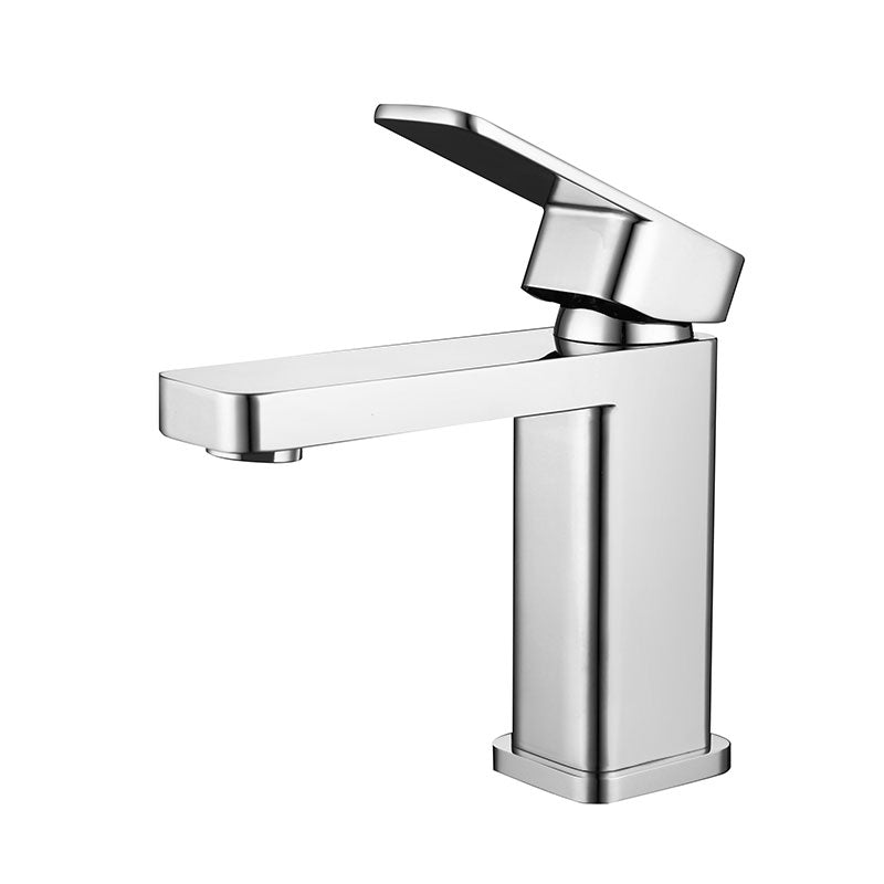 RAK Ceramics Compact Eco Square Mono Basin Mixer (1 size, Chrome) - Brand New Bathrooms